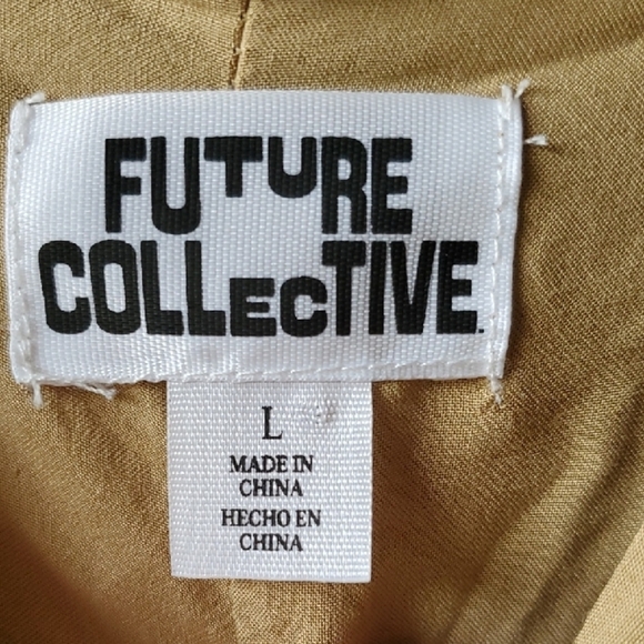 Target Tan Ruched Spaghetti Strap Maxi Dress - Picture 3 of 10